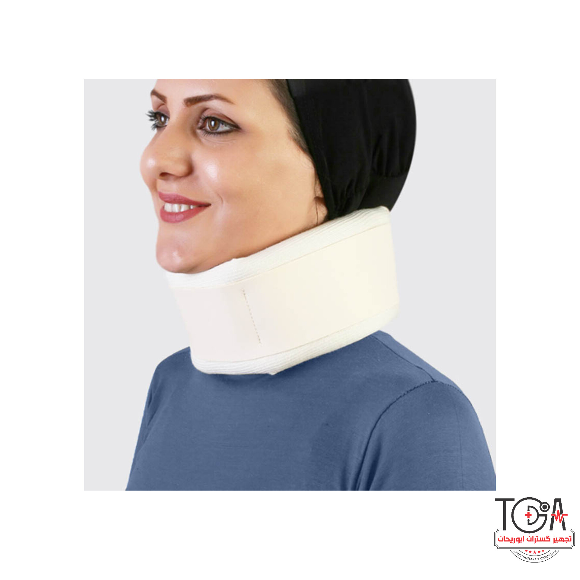 گردنبند طبی اسفنجی طب و صنعت
